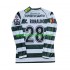Sporting CP Retro Muškarci Domaći Nogometni Dres Cristiano Ronaldo 28 2001 2003 Dugi Rukavi