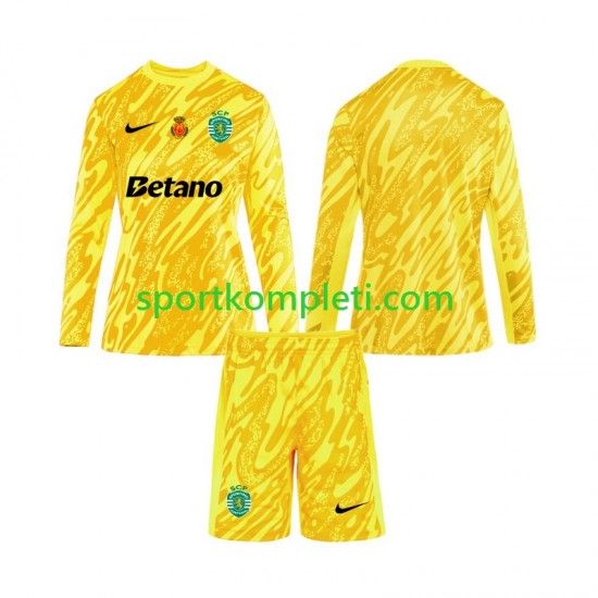 Sporting CP Vratar Djeca Treći Nogometni Dres 2024-2025 Dugi Rukavi