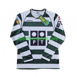 Sporting CP Retro Muškarci Domaći Nogometni Dres 2001 2003 Dugi Rukavi