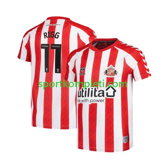 Muškarci Domaći Nogometni Dres Sunderland Chris Rigg 11 2024-2025 Kratki Rukavi