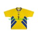 Švedska Retro Muškarci Domaći Nogometni Dres Henrik Larsson 7 1994 Kratki Rukavi