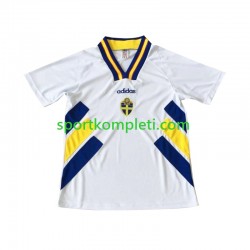 Švedska Retro Muškarci Gostujući Nogometni Dres 1994 Kratki Rukavi
