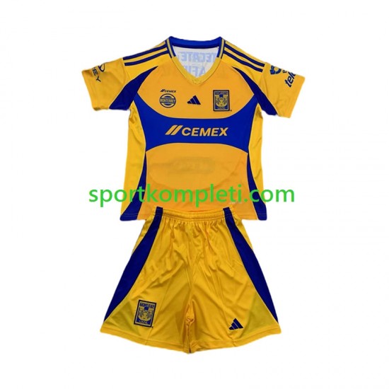 Djeca Domaći Nogometni Dres Tigres UANL 2024-2025 Kratki Rukavi Djeca Domaći Nogometni Dres Tigres UANL 2024-2025 Kratki Rukavi