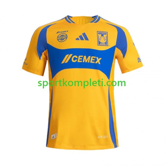 Muškarci Domaći Nogometni Dres Tigres UANL 2024-2025 Kratki Rukavi