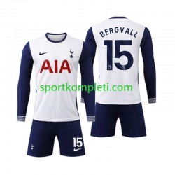 Djeca Domaći Nogometni Dres Tottenham Spurs Bergvall 15 2024-2025 Dugi Rukavi