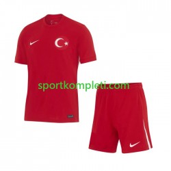 Turska Djeca Gostujući Nogometni Dres Euro 2024 Kratki Rukavi