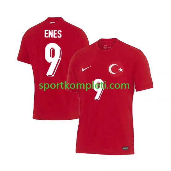 Turska Muškarci Gostujući Nogometni Dres Enes Unal 9 Euro 2024 Kratki Rukavi