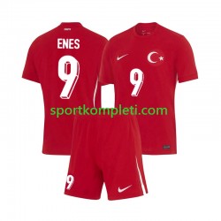 Turska Djeca Gostujući Nogometni Dres Enes Unal 9 Euro 2024 Kratki Rukavi