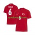 Turska Muškarci Gostujući Nogometni Dres Orkun Kokcu 6 Euro 2024 Kratki Rukavi