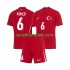 Turska Djeca Gostujući Nogometni Dres Orkun Kokcu 6 Euro 2024 Kratki Rukavi
