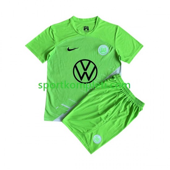 VfL Wolfsburg Djeca Domaći Nogometni Dres 2023-2024 Kratki Rukavi