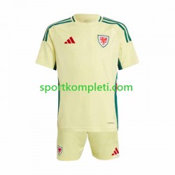 Wales Djeca Gostujući Nogometni Dres 2024 Kratki Rukavi
