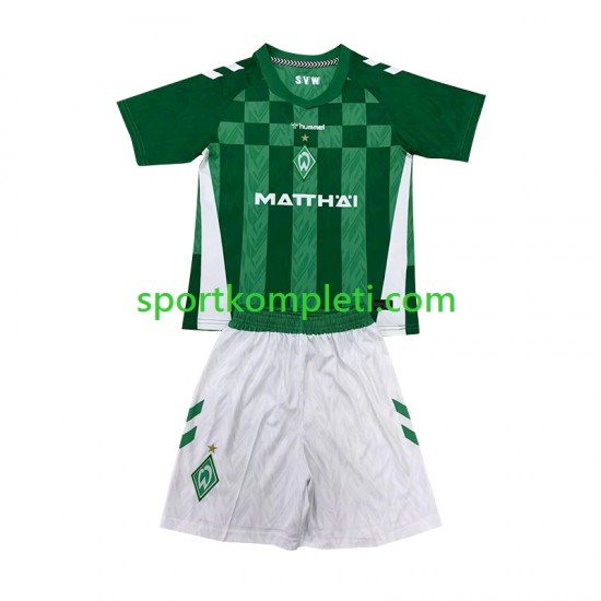 Werder Bremen Djeca Domaći Nogometni Dres 2024-2025 Kratki Rukavi