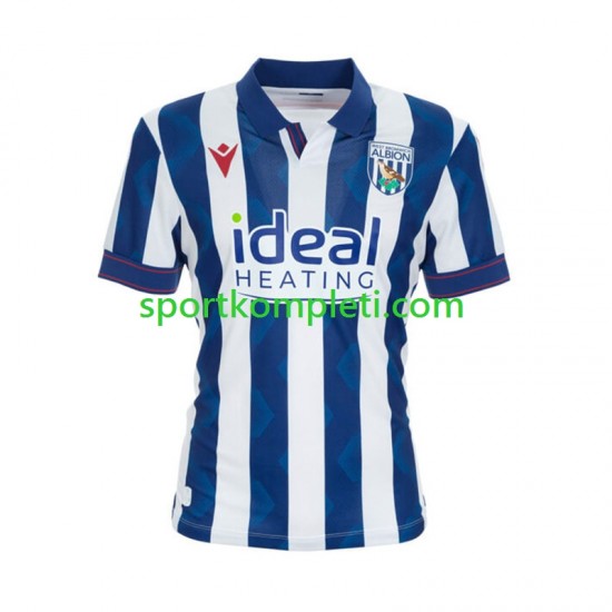 West Bromwich Albion Muškarci Domaći Nogometni Dres 2024-2025 Kratki Rukavi