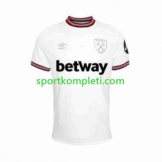 West Ham United Muškarci Gostujući Nogometni Dres 2023-2024 Kratki Rukavi