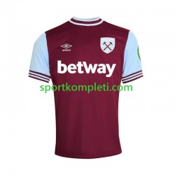 West Ham United Muškarci Domaći Nogometni Dres 2024-2025 Kratki Rukavi