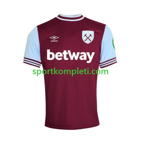 West Ham United Muškarci Domaći Nogometni Dres 2024-2025 Kratki Rukavi