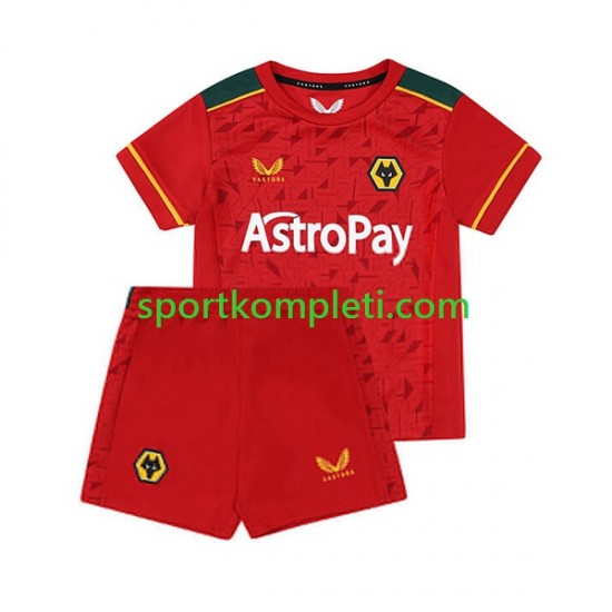 Wolverhampton Wanderers Djeca Gostujući Nogometni Dres 2023-2024 Kratki Rukavi