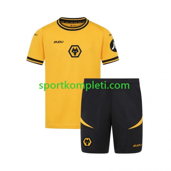 Wolverhampton Wanderers Djeca Domaći Nogometni Dres 2024-2025 Kratki Rukavi