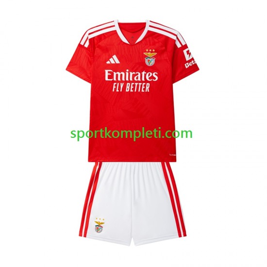 Benfica Djeca Domaći Nogometni Dres 2026-2027 Kratki Rukavi