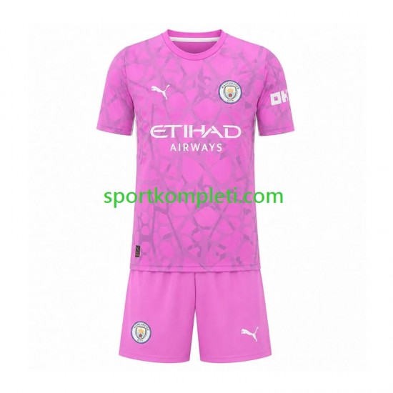 Manchester City Vratar Djeca Gostujući Nogometni Dres 2026-2027 Kratki Rukavi