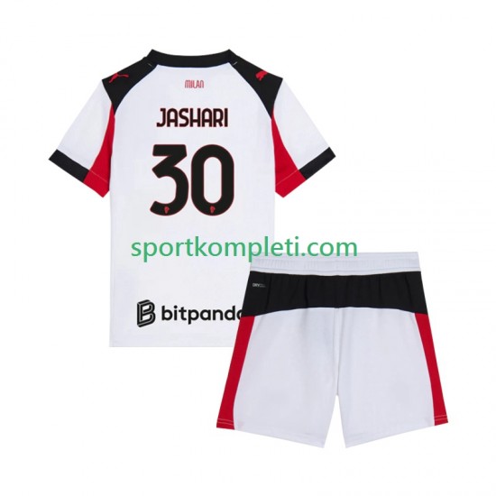 AC Milan Djeca Gostujući Nogometni Dres Ardon Jashari 30 2025-2026 Kratki Rukavi