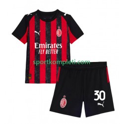 AC Milan Djeca Domaći Nogometni Dres Ardon Jashari 30 2025-2026 Kratki Rukavi