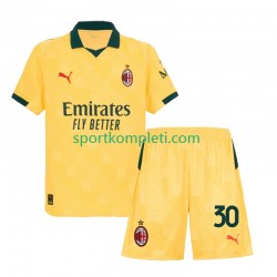 AC Milan Djeca Treći Nogometni Dres Ardon Jashari 30 2025-2026 Kratki Rukavi