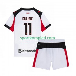 AC Milan Djeca Gostujući Nogometni Dres Christian Pulisic 11 2025-2026 Kratki Rukavi