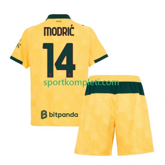AC Milan Djeca Treći Nogometni Dres Luca Modric 14 2025-2026 Kratki Rukavi