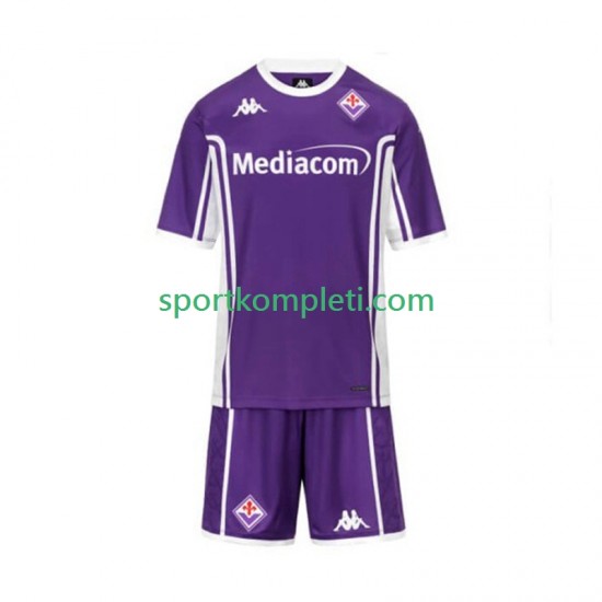 ACF Fiorentina Djeca Domaći Nogometni Dres 2025-2026 Kratki Rukavi