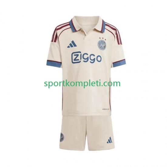 AFC Ajax Djeca Treći Nogometni Dres 2025-2026 Kratki Rukavi