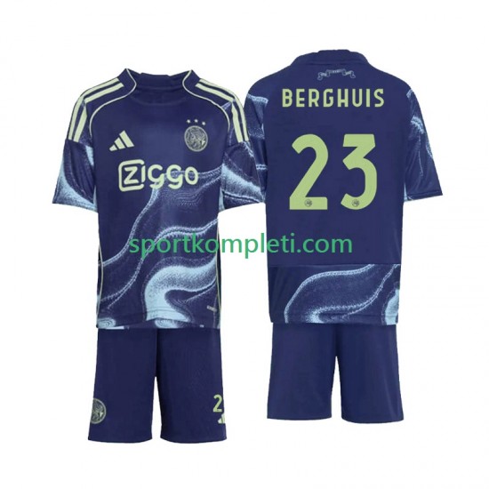 AFC Ajax Djeca Gostujući Nogometni Dres Steven Berghuis 23 2025-2026 Kratki Rukavi