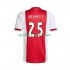 AFC Ajax Muškarci Domaći Nogometni Dres Wout Weghorst 25 2025-2026 Kratki Rukavi