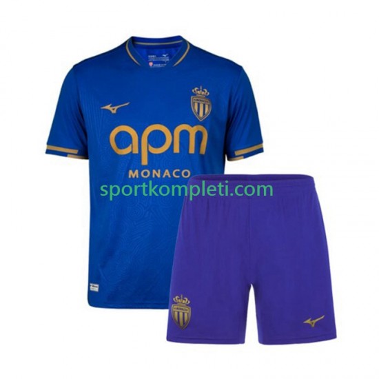 AS Monaco Djeca Gostujući Nogometni Dres 2025-2026 Kratki Rukavi