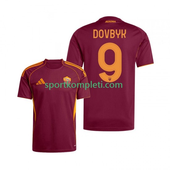 Roma Muškarci Domaći Nogometni Dres Artem Dovbyk 9 2025-2026 Kratki Rukavi