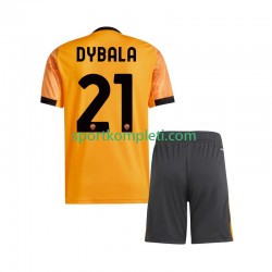 Roma Djeca Gostujući Nogometni Dres Dybala 21 2025-2026 Kratki Rukavi