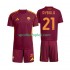 Roma Djeca Domaći Nogometni Dres Dybala 21 2025-2026 Kratki Rukavi