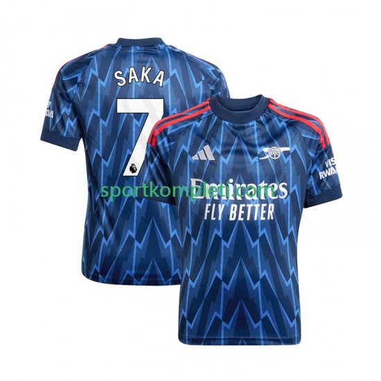 Arsenal Muškarci Gostujući Nogometni Dres Bukayo Saka 7 2025-2026 Kratki Rukavi