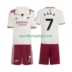 Arsenal Djeca Treći Nogometni Dres Bukayo Saka 7 2025-2026 Kratki Rukavi