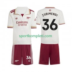Arsenal Djeca Treći Nogometni Dres Martin Zubimendi 36 2025-2026 Kratki Rukavi