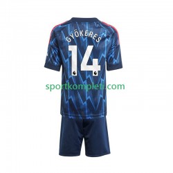 Arsenal Djeca Gostujući Nogometni Dres Viktor Gyokeres 14 2025-2026 Kratki Rukavi