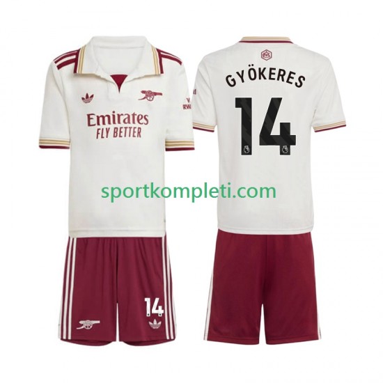 Arsenal Djeca Treći Nogometni Dres Viktor Gyokeres 14 2025-2026 Kratki Rukavi