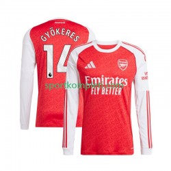 Arsenal Muškarci Domaći Nogometni Dres Viktor Gyokeres 14 2025-2026 Dugi Rukavi