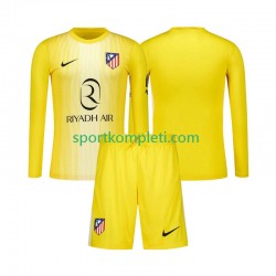 Atlético Madrid Vratar Djeca Domaći Nogometni Dres 2025-2026 Dugi Rukavi