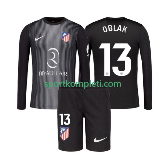Atlético Madrid Vratar Djeca Gostujući Nogometni Dres Jan Oblak 13 2025-2026 Dugi Rukavi