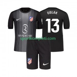 Atlético Madrid Vratar Djeca Gostujući Nogometni Dres Jan Oblak 13 2025-2026 Kratki Rukavi