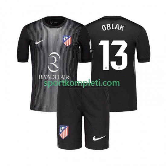 Atlético Madrid Vratar Djeca Gostujući Nogometni Dres Jan Oblak 13 2025-2026 Kratki Rukavi
