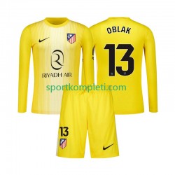 Atlético Madrid Vratar Djeca Domaći Nogometni Dres Jan Oblak 13 2025-2026 Dugi Rukavi