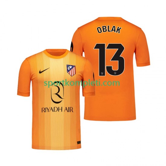 Atlético Madrid Vratar Muškarci Treći Nogometni Dres Jan Oblak 13 2025-2026 Kratki Rukavi